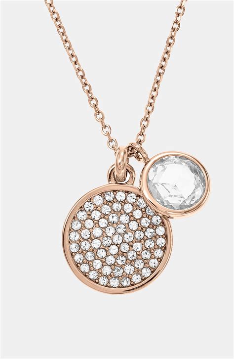 michael kors disc necklace|Michael Kors necklace sale.